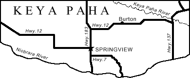 Keya Paha map